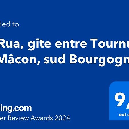 Gite La Rua, Entre Tournus Et Macon, Sud Bourgogne Montbellet Exteriér fotografie